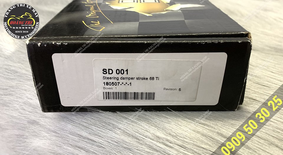 Full box sản phẩm trợ lực cổ Ohlins 68mm chính hãng - SD 001
