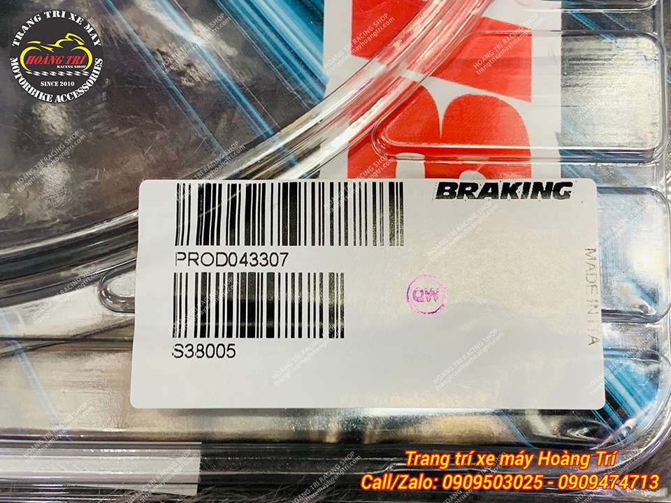 Đĩa Braking - đĩa kiểu xe Sh có xuất xứ từ Italia