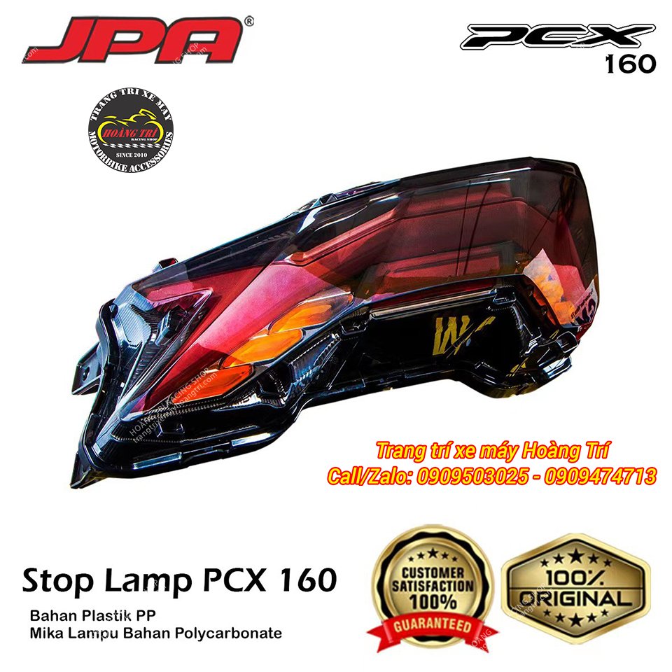 Cận cảnh cụm đèn hậu LED PCX 160 chính hãng JPA