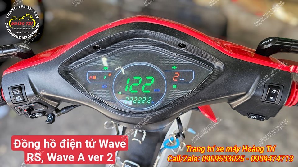 Đồng hồ nước năng lượng điện tử mang lại Wave RS, Wave A ver 2