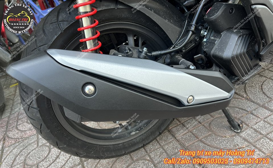Hình ảnh thực tế xe Sh 2020 được trang bị ốp pô Sh 350i Moto Art