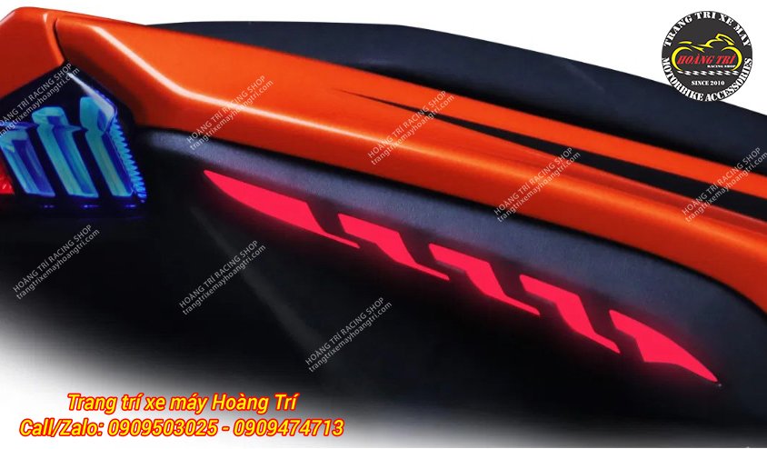 Bộ đèn Led Audi tích hợp xi nhan viền tay dắt sau NVX 2021-2023 Shark Power (màu đỏ)