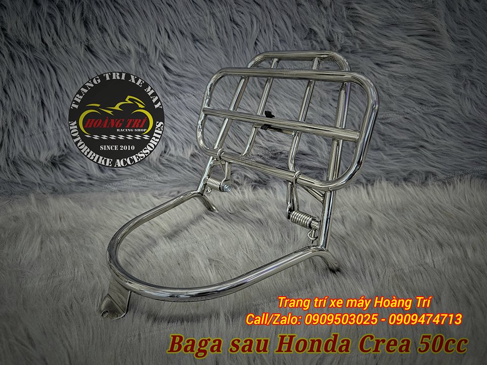 Baga sau Honda Crea 50cc kiểu Vespa chất liệu inox