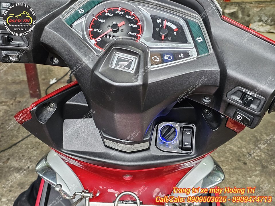 Các dòng Airblade từ cũ đến mới đều có thể lắp đặt khóa smartkey chính hãng Honda