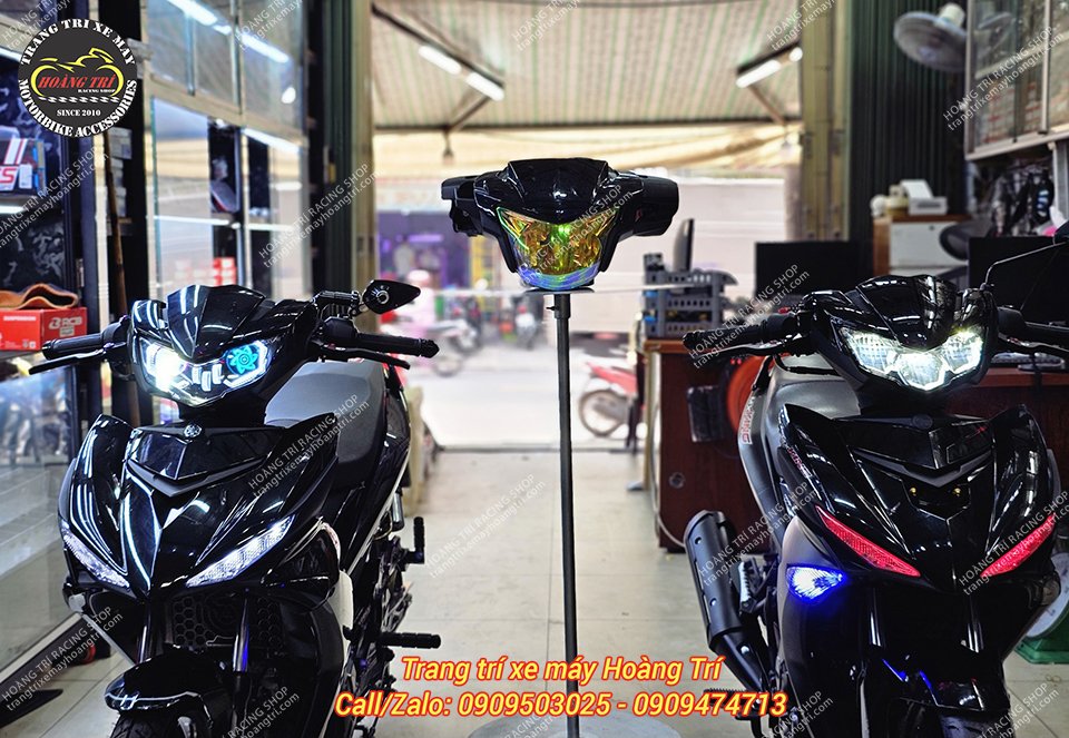 Cùng nhìn ngắm đầu đèn xe Exciter 2015 sau khi được nâng cấp thành Exciter 2019