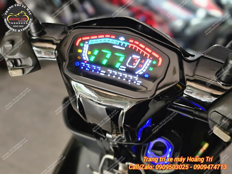 Đồng hồ kiểu Ducati trang bị cho xe Nouvo LX