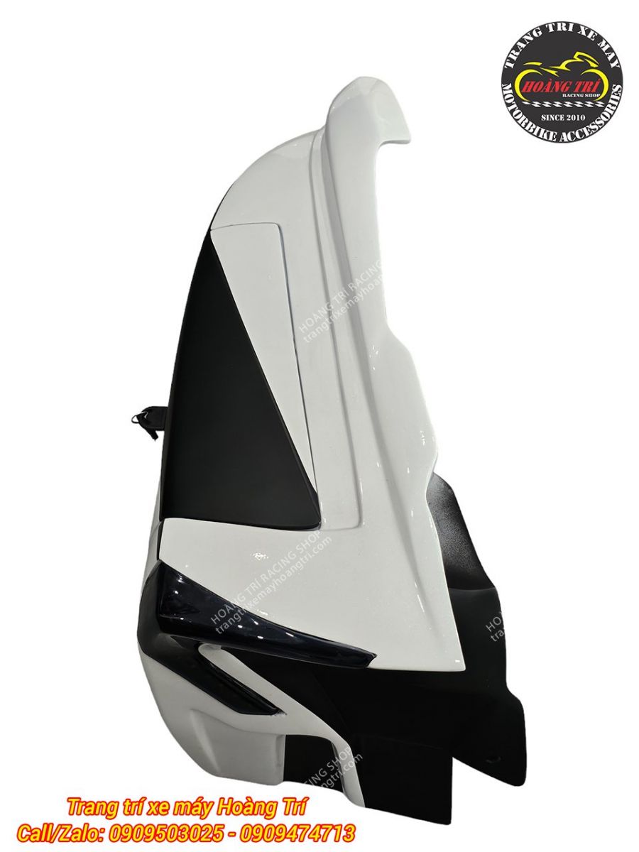 Thùng hông bên trái màu trắng trong full bộ body kit Goldwing V2 dành cho PCX 160