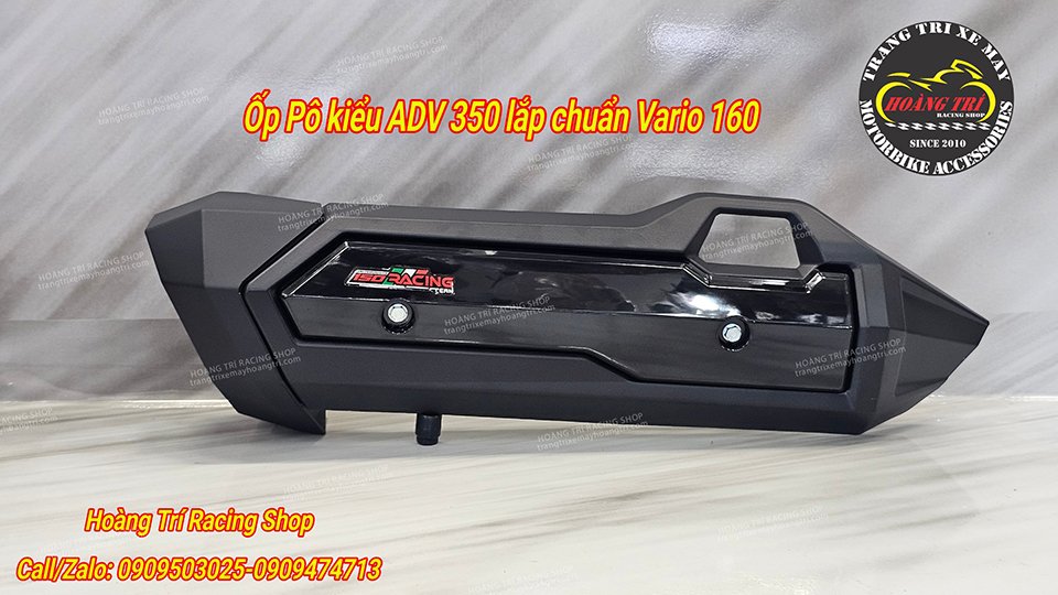 Ốp pô Vario 160 kiểu ADV 350 (màu đen)