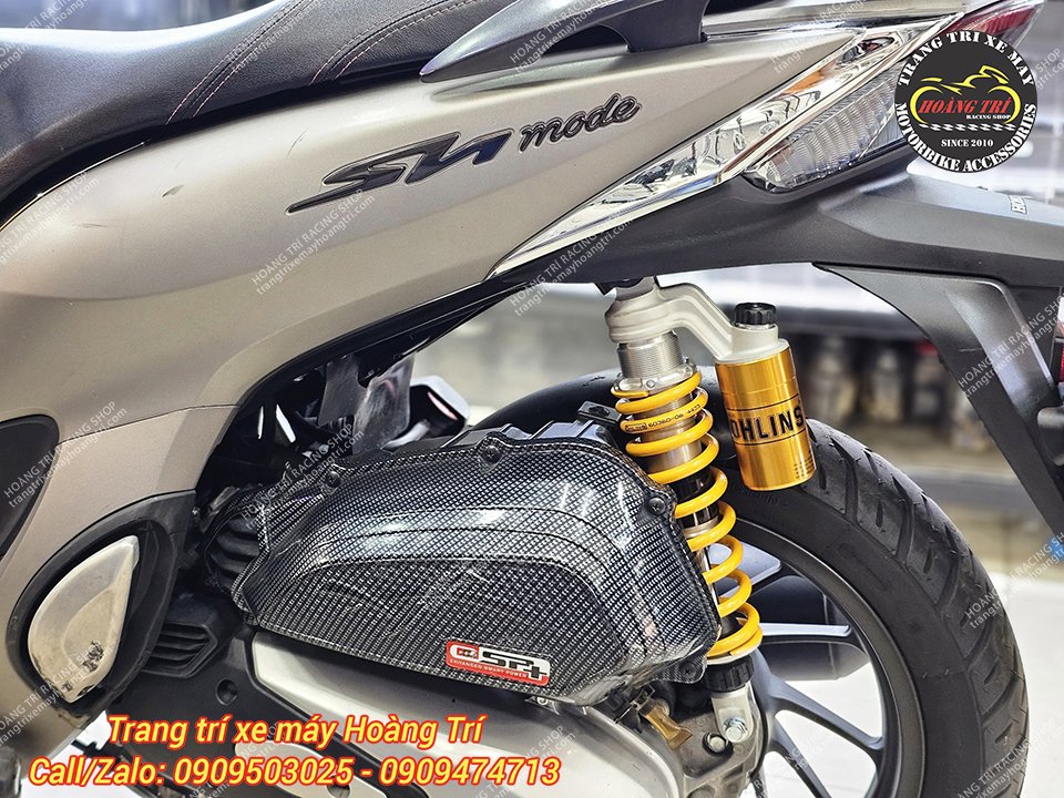 Màu sắc của phuộc Ohlins HO231 nổi bật và cuốn hút từng chi tiết