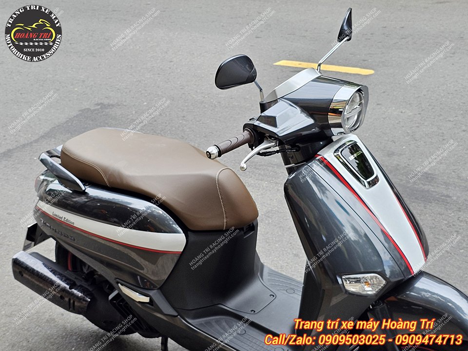 Trải nghiệm khác biệt cho xe Honda Giorno 125 với gù tay lái Biker