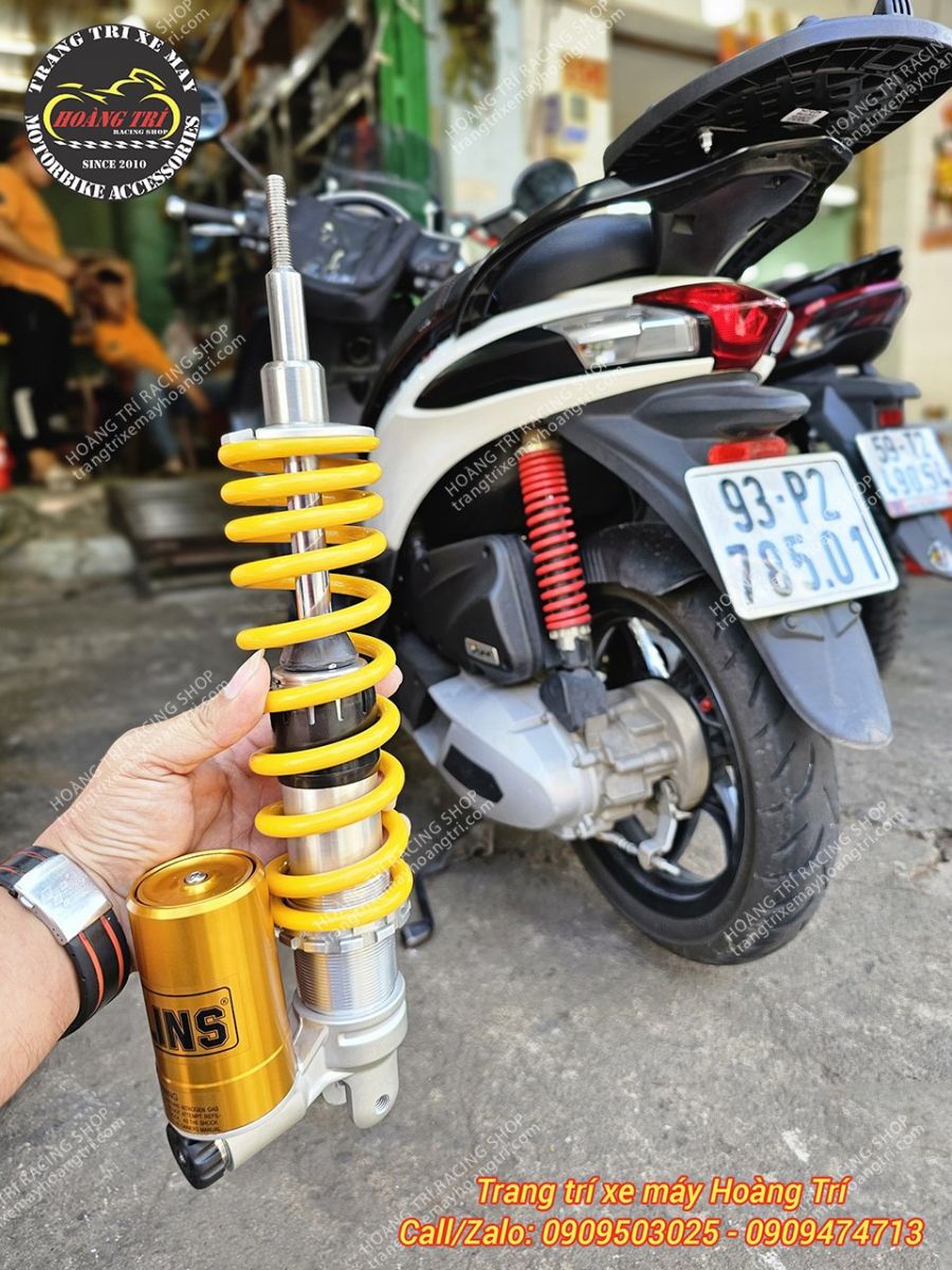 Trên tay cây phuộc Ohlins chính hãng với model HO545 lắp Liberty