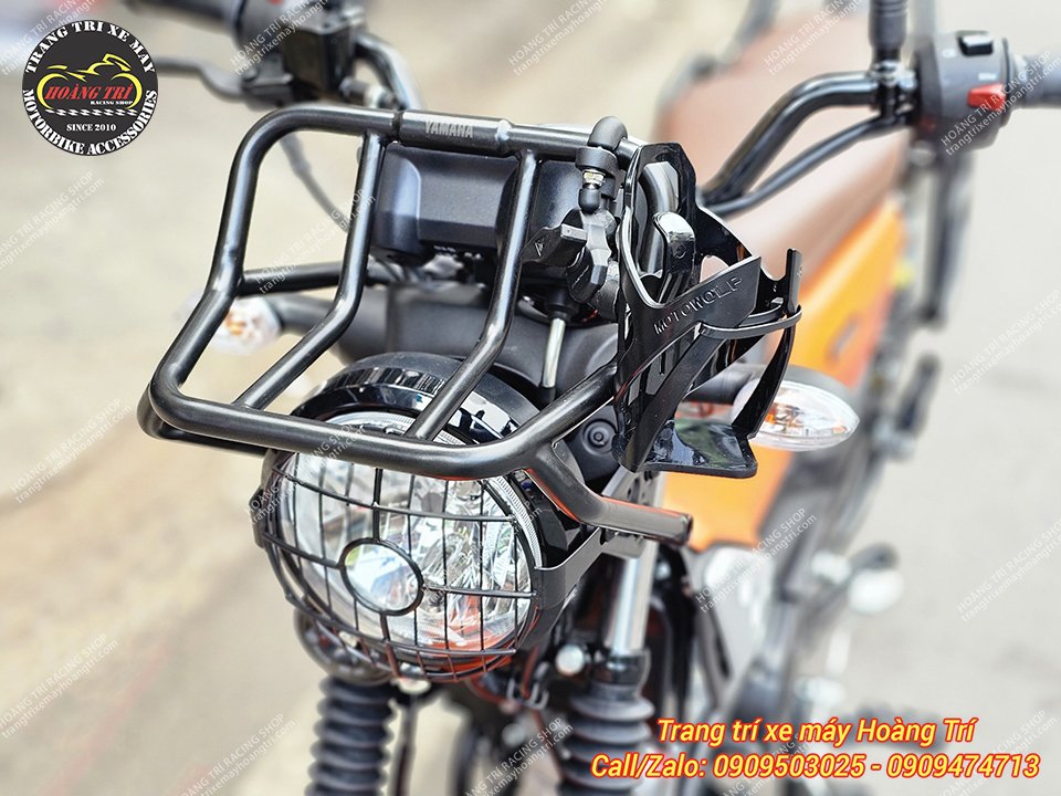 Giá đỡ chai nước Motowolf trang bị baga đầu đèn cho xe PG-1