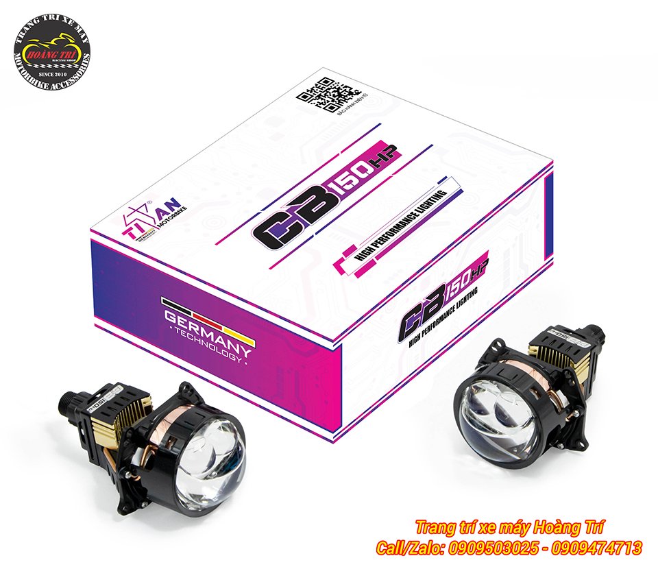 Cận cảnh đèn bi cầu LED Titan CB150 HP 45W/75W