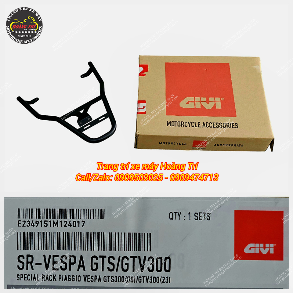 Cận cảnh full box baga SRV cho Vespa GTS