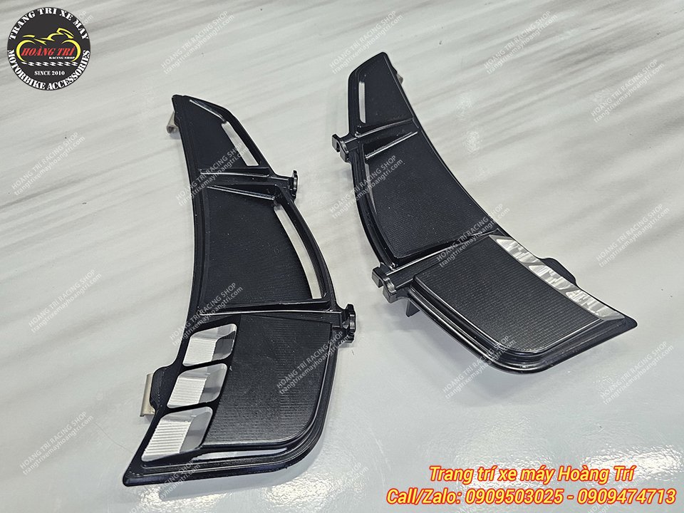 Ốp tản nhiệt nhôm CNC dành cho Vespa GTS 300 và GTV 2023-2024 (màu đen)