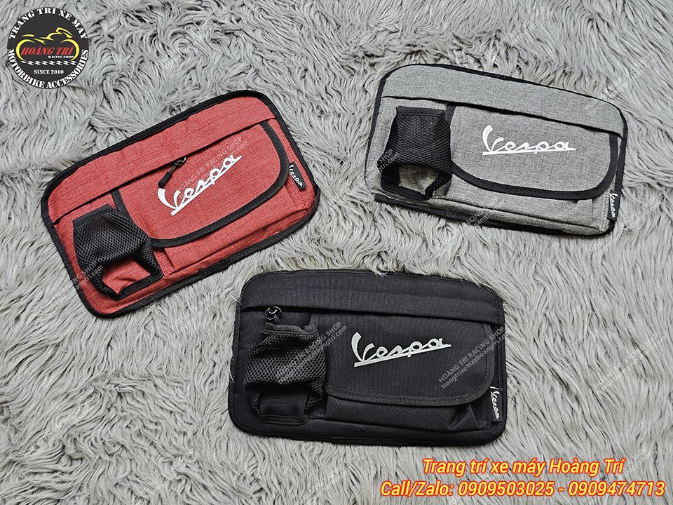Túi treo hộc đồ Vespa có 3 màu sắc cho anh em lựa chọn