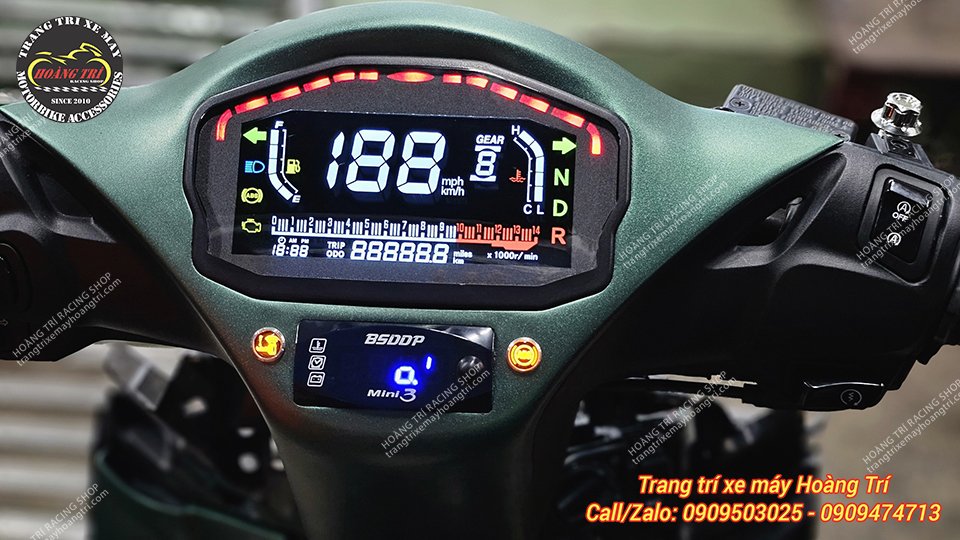 Đồng hồ Ducati với kiểu dáng đẹp mắt sau khi được độ lại cho xe