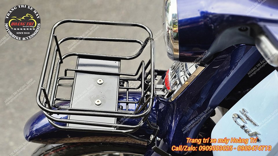 Rổ trước Super Cub có baga mũi cũng được anh khách lựa chọn