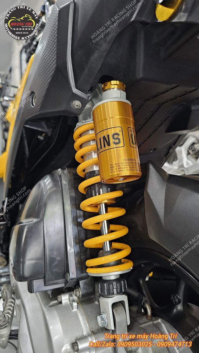 Phuộc Ohlins HO811 lắp đặt chuẩn zin không độ chế cho Zoomer X