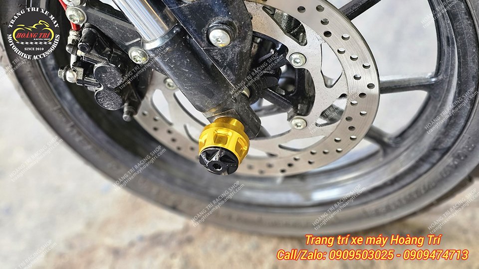 Chụp cốt trước màu vàng - Chụp cốt TNL nhôm CNC