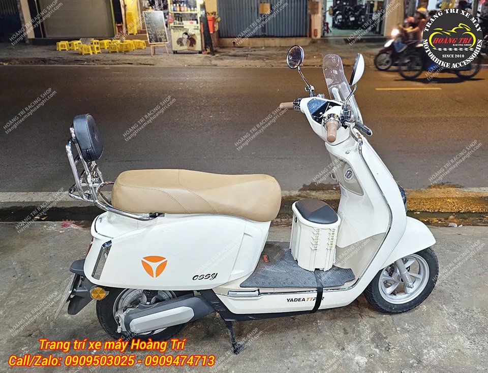 Toàn cảnh baga sau kiểu Vespa được nâng cấp cho xe Yadea OSSY