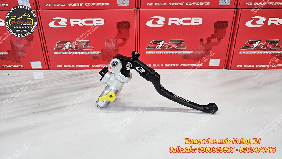 Cận cảnh tay thắng bên phải Racing Boy S1 V2 mẫu 2024 (Màu trắng - bên phải)