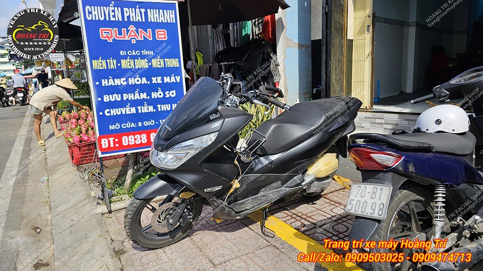 Nhận kèo và chuẩn bị tiến hành tân trang xe PCX 2014 theo yêu cầu