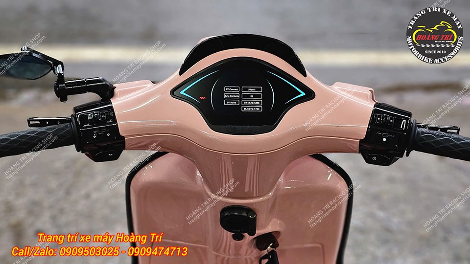 Nhiều chức năng mà bạn có thể trải nghiệm tại đồng hồ full LCD Vespa