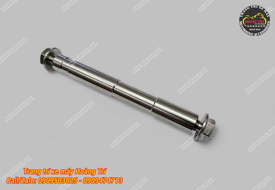 Cận cảnh cốt chân chống đứng inox - Phụ kiện nâng cấp cùng với chân chống đứng inox