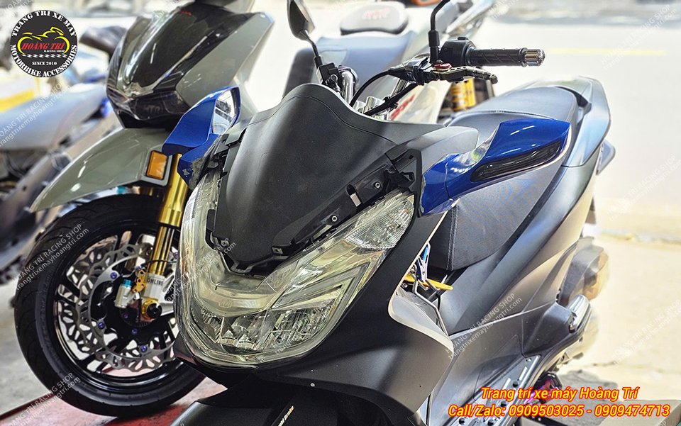 Đã lắp đặt trên xe PCX 2014 mang đến kiểu dáng không phù hợp