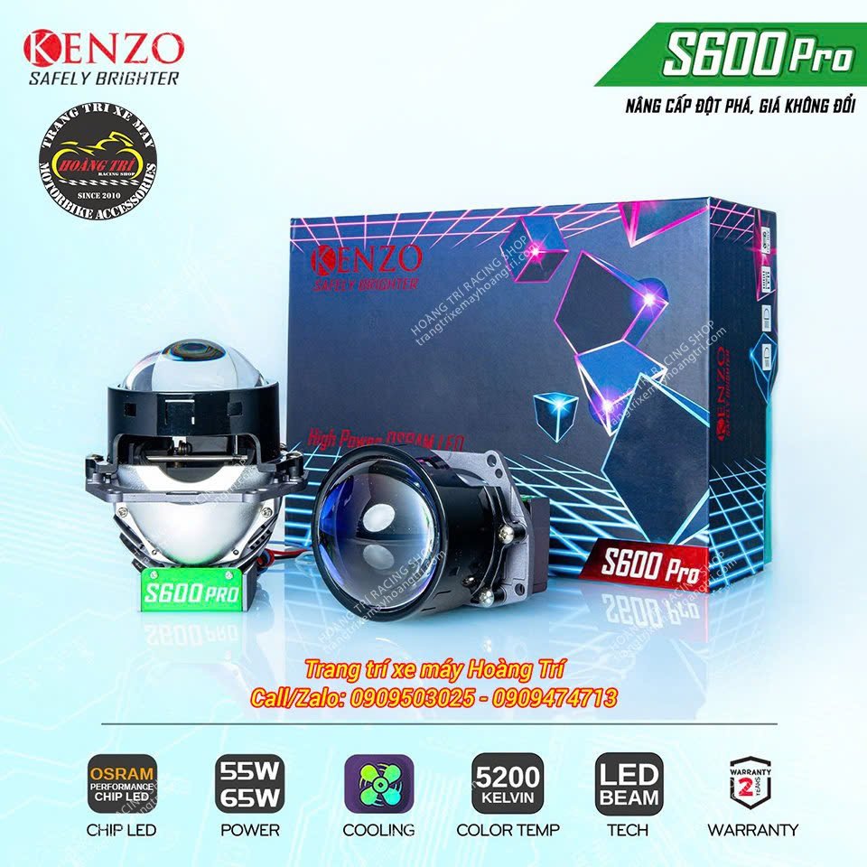 Cận cảnh đèn bi cầu S600 PRO