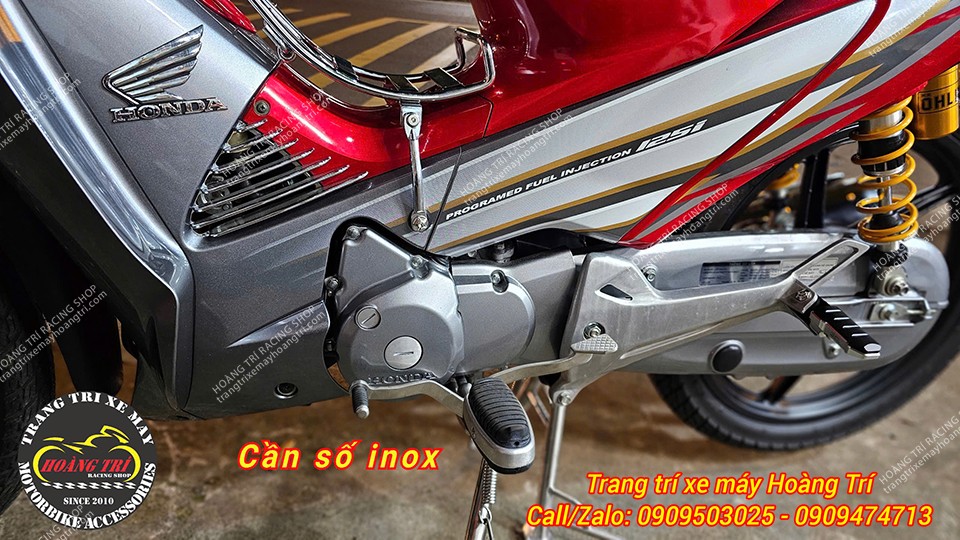 Cần số inox là một sự lựa chọn giúp cho xế cưng nổi bật hơn