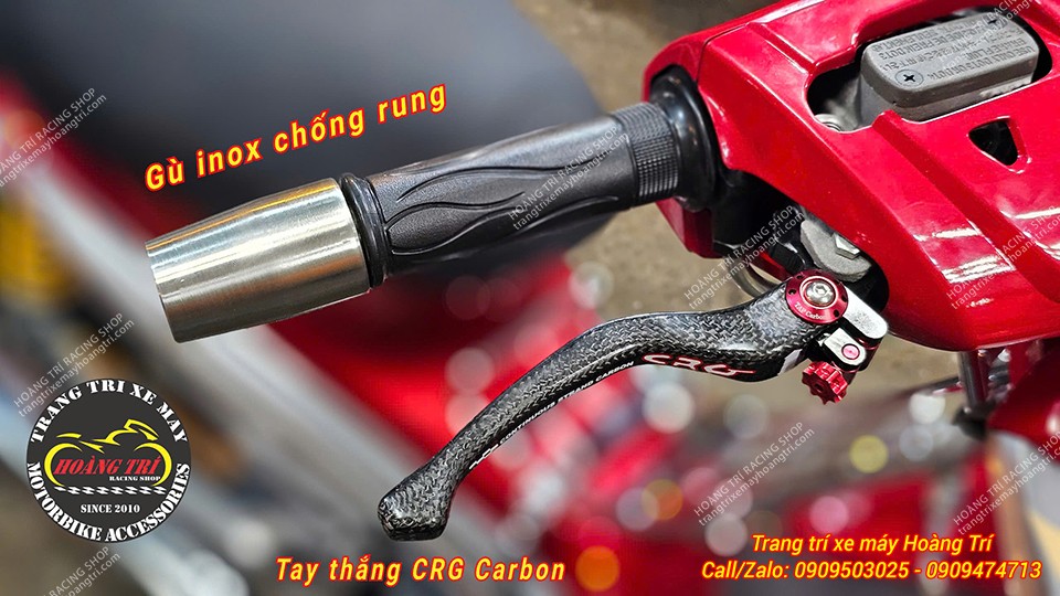 Gù chống rung inox trang bị cho xe Future Neo