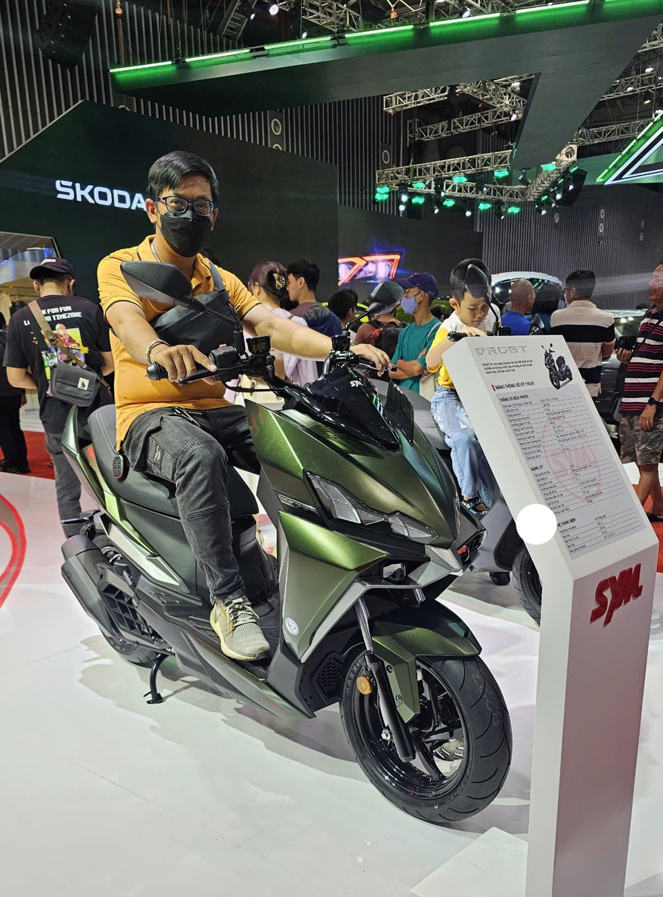 SYM giới thiệu rất nhiều dòng xe tại sự kiện Việt Nam Moto Show 2024