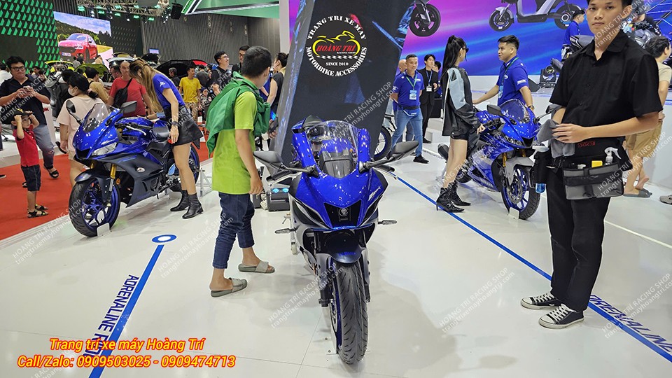 Các dòng xe Yamaha dòng R (R3, R7, R15) được trưng bày tại Việt Nam Moto Show