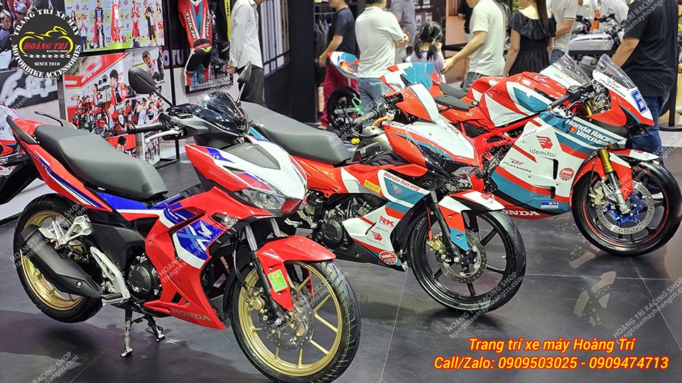 Không chỉ thế còn có các dòng xe Winner X, CBR250RR,...