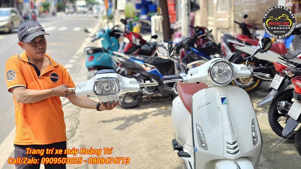 Trọn bộ sản phẩm mang đến phong cách mạnh mẽ hơn cho xe Vespa Primavera