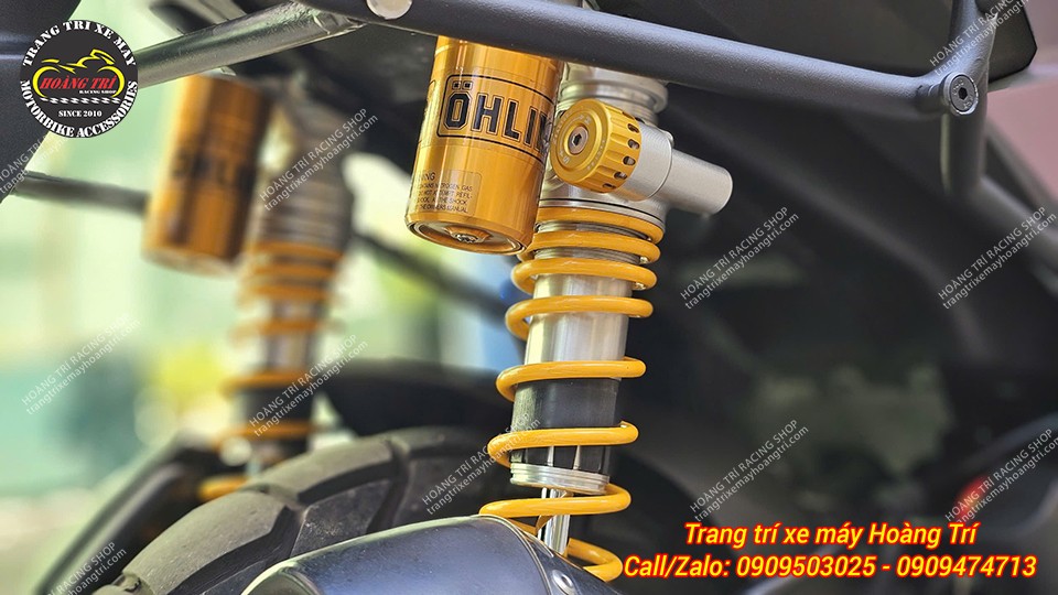 Phuộc sau Ohlins chính hãng cùng HPA tăng chỉnh