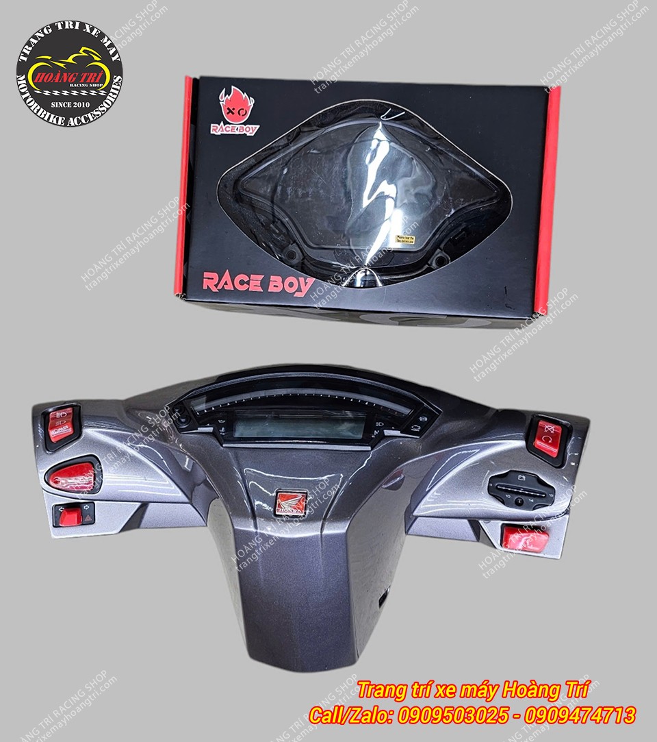 Full box đồng hồ Vespa Full LCD đã chuẩn bị sẵn sàng thay thế cho đồng hồ xe Airblade