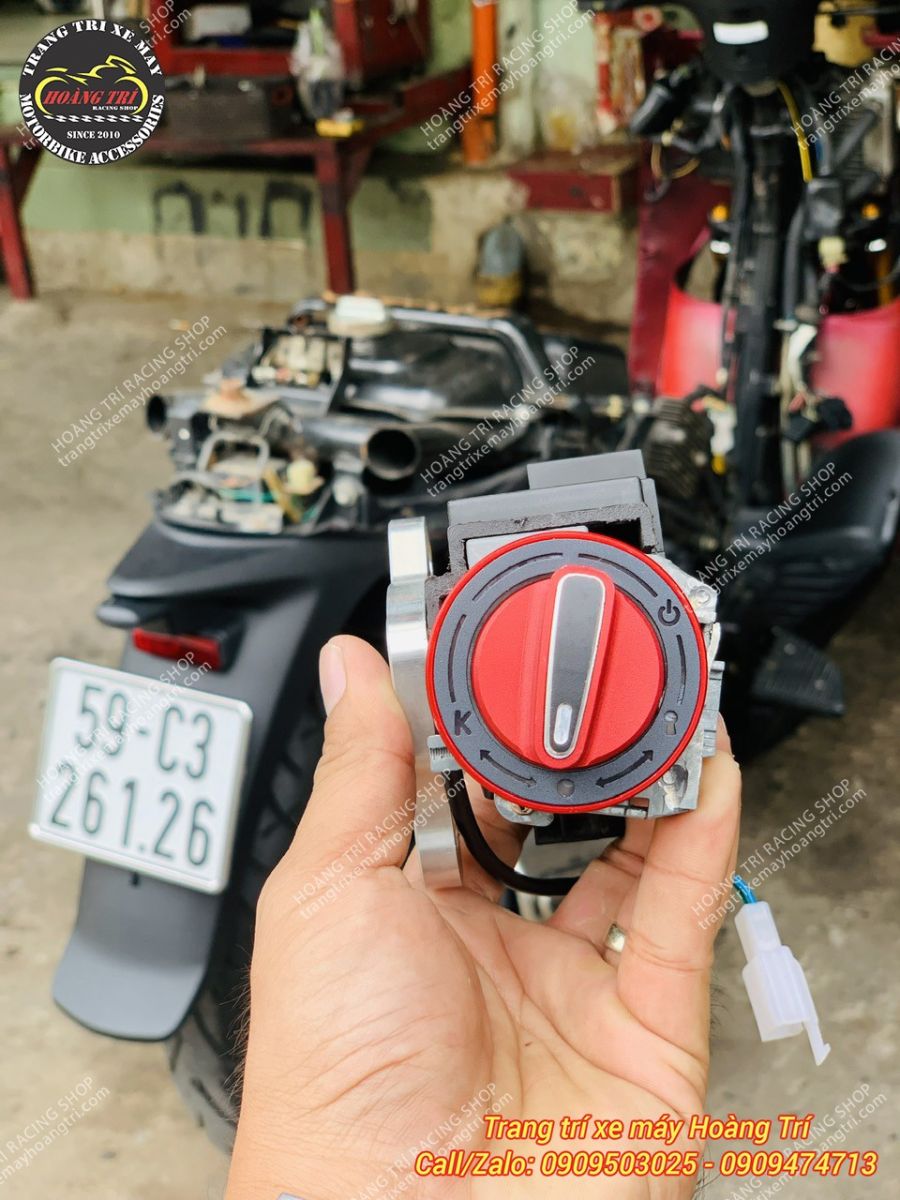 Trên tay khóa smartkey chính hãng Honda chuẩn bị thay cho khóa cơ