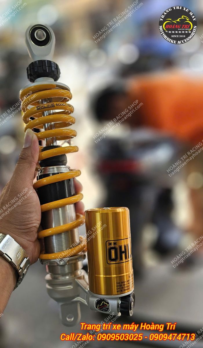 Trên tay cây phuộc Ohlins HO328 chuẩn bị thay thế cho anh khách