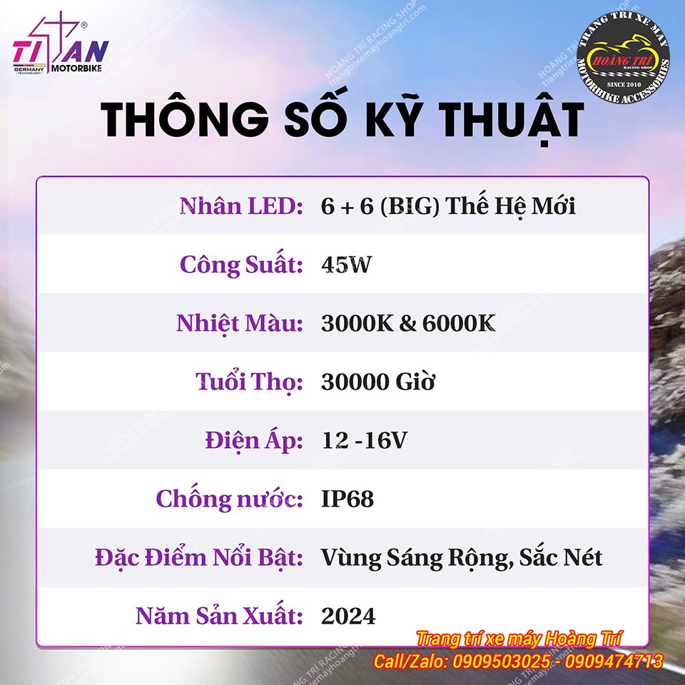 Thông số kỹ thuật ấn tượng từ nhà sản xuất