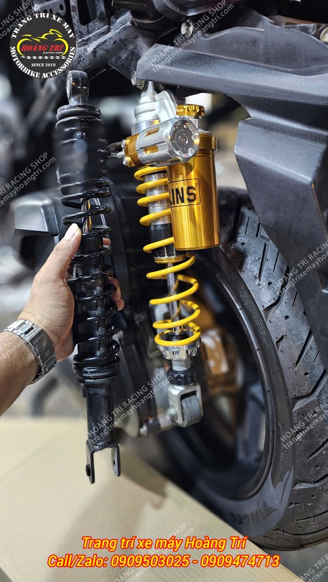 Có phần dài hơn phuộc Ohlins - Đây là cách để hạ yên sau dành cho xe Forza