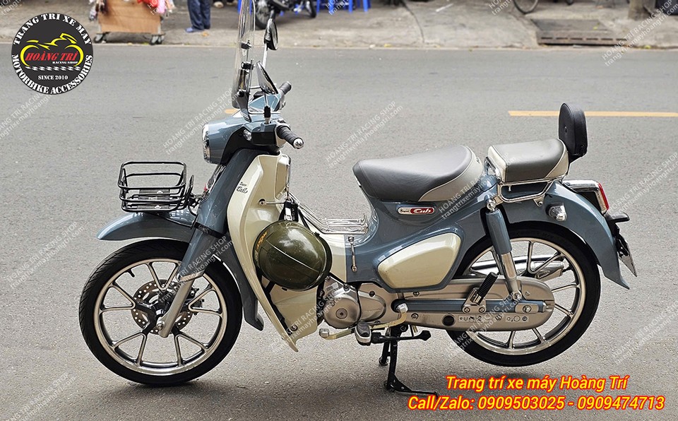 Tổng thể chiếc Super Cub với kiểu dáng độc đáo và tiện ích