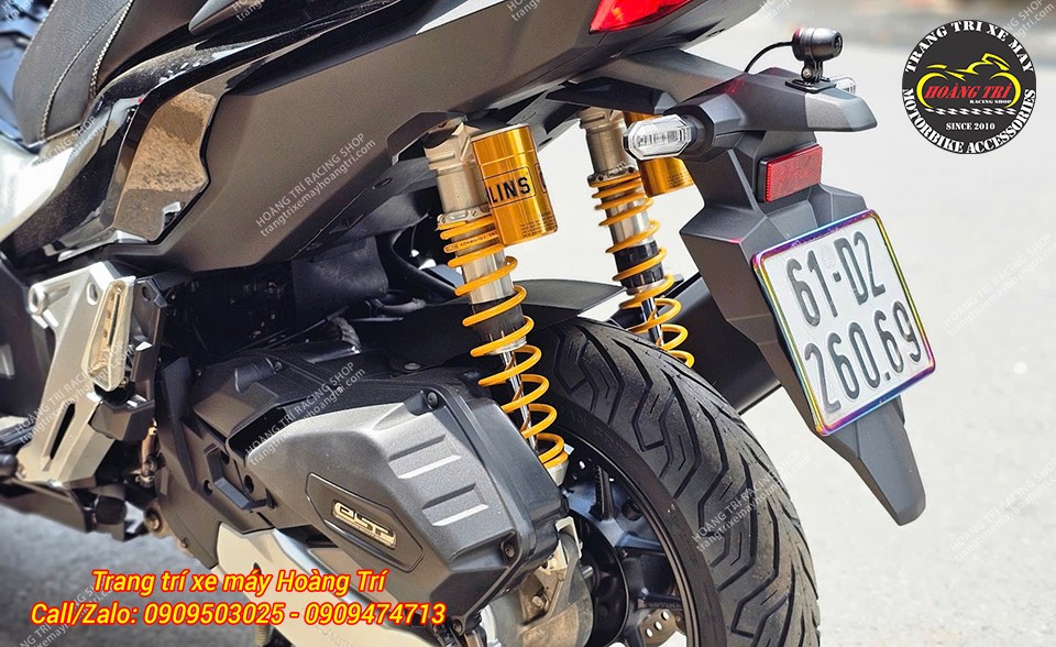 Phuộc Ohlins chính hãng cũng là một trong những phụ kiện làm nên phong cách cho xe