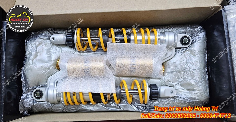 Cận cảnh cặp phuộc Ohlins chính hãng HO242 đã sẵn sàng để nâng cấp cho xe