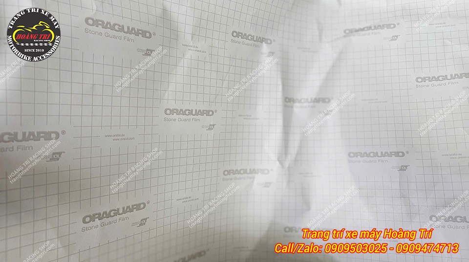 Keo dán chính hãng Orafol được chuẩn bị sẵn sàng để dán xe Vento S