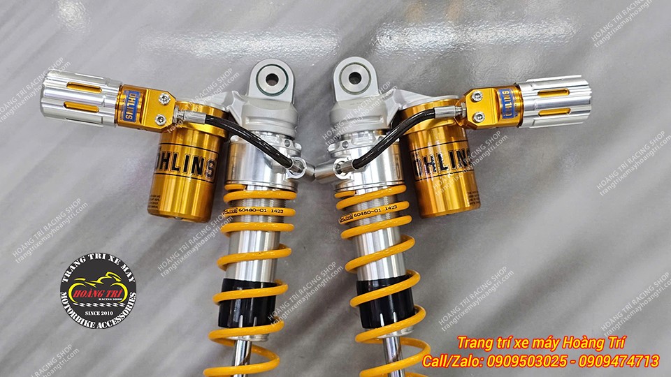 Màu sắc cuốn hút phù hợp tối đa cho các dòng phuộc Ohlins