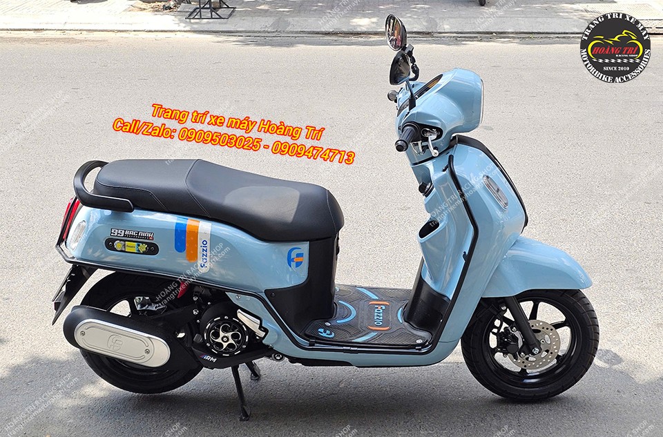 Fazzio 125 trang bị thảm cùng bộ khung bảo vệ xe Fazzio xịn sò