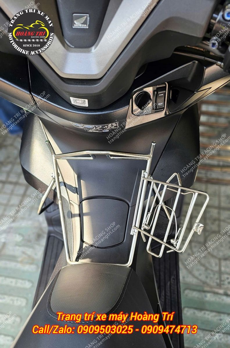 Không ảnh hưởng đến việc đổ xăng của xe khi trang bị baga giữa 10 ly
